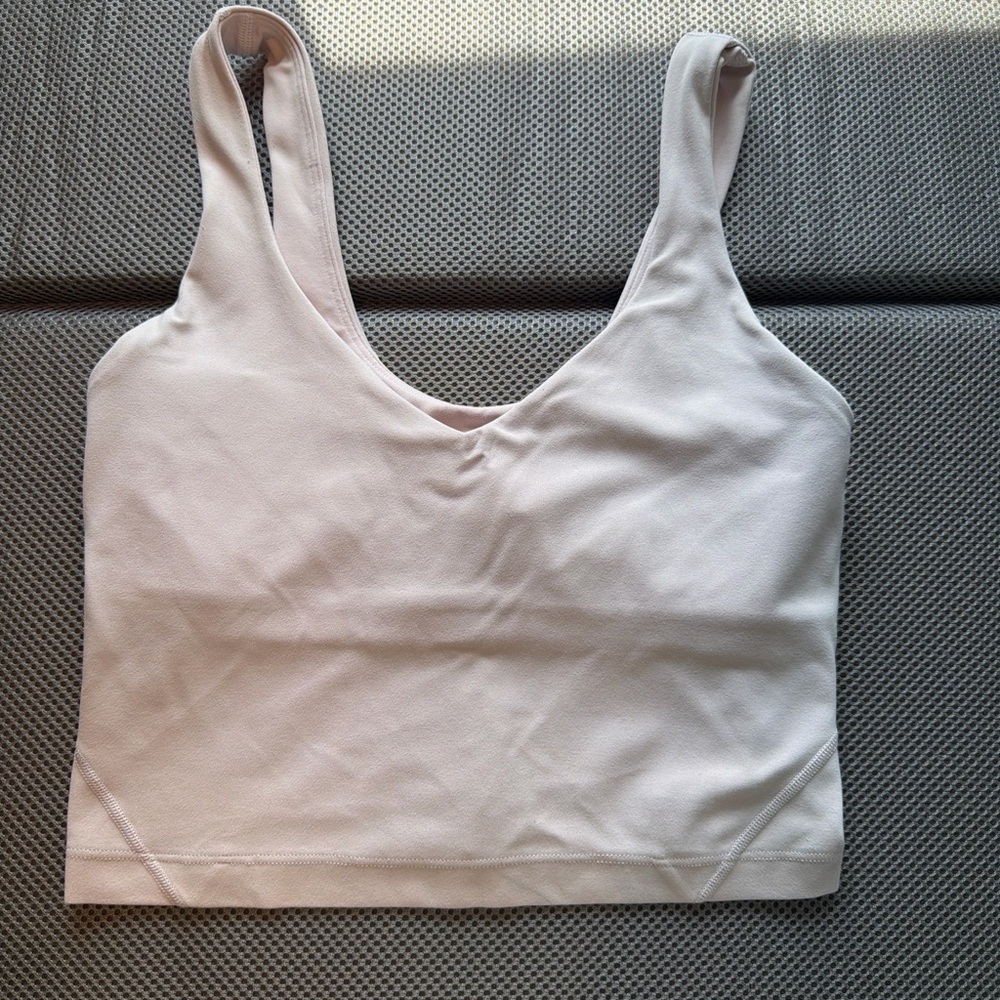 Lululemon Align pink cropped tank Size 4